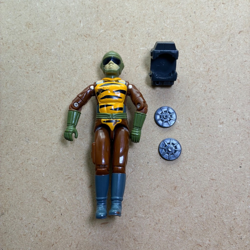 GI Joe Tiger Force Tripwire v3 1988 Figure Mine Detector ARAH
